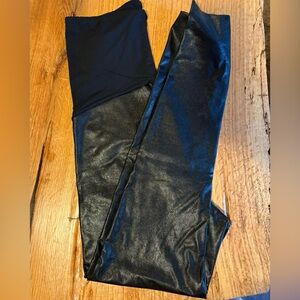 Commando Faux Leather Maternity Leggings